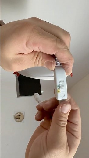 How to install the Commercial Electric can-less recessed light.