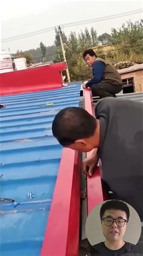 Fast Roof Panel Installation #Construction