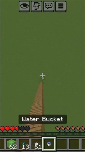 Minecraft possible mlg #mlgclutch #minecraft