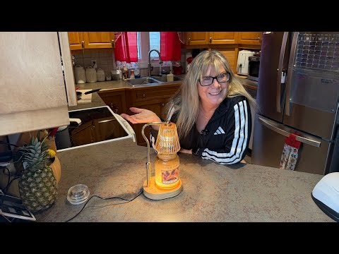 Candle Warmer Lamp with Timer and Dimmer Adjustable Height for Home Room Decor