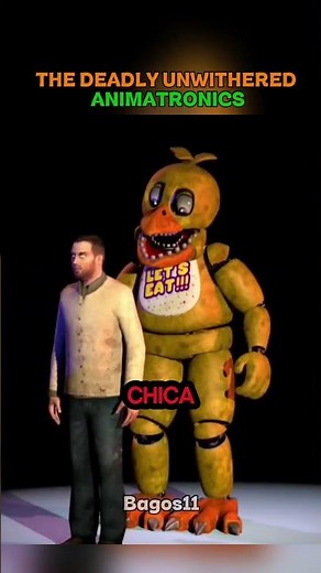 How Would the Unwithered Animatronics End You #fnaf #lore #shorts