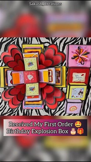 DIY Birthday Explosion Card 🎁🌸 || Handmade || #giftitem #diy #handmade #gift #cuteideas #cutecard