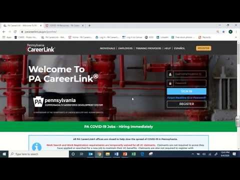 How to Use the PA CareerLink System