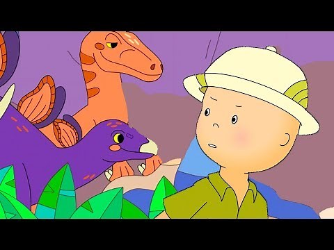 Caillou's Dinosaur Party | Caillou Cartoon