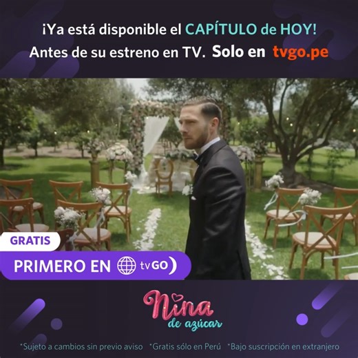 9.7K views · 53 reactions |  ¡Ya disponible un nuevo capítulo de #NinaDeAzúcar! Mira el capítulo de hoy antes de su estreno en TV solo en tvGO. ✨  Sujeto a cambios sin previo aviso. * Gratis solo en Perú. * Disponible bajo suscripción en el extranjero.  ¡No esperes más!  INGRESA AQUÍ  https://bit.ly/4fUHEKT | América Televisión | Facebook
