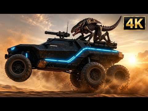 Counterattack in the Desert 👽🔥 | Alien Invasion Begins | AI Sci-Fi Short Film (4K)
