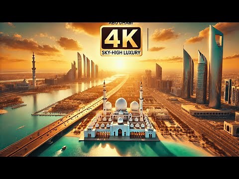 Abu Dhabi: A Spectacular Journey in 4K Drone Footage | UAE 🇦🇪