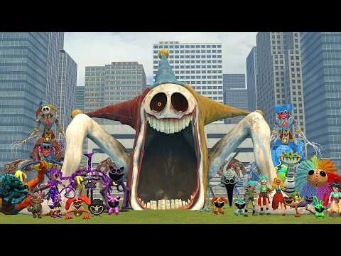 SURVIVING NEW PROTOTYPE SEA EATER & POPPY PLAYTIME CHAPTER 5 MONSTERS FROM IN THE CITY | Garry's Mod