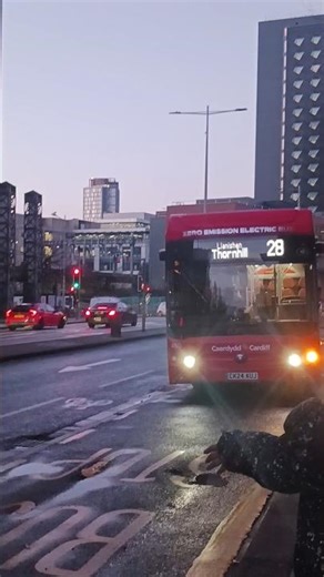 *Rare allocation* Cardiff bus Yutong E12 (450) on the 28 to Thotnhilll