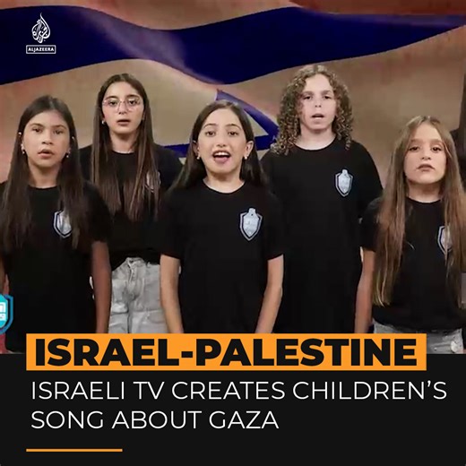 A video by Israel’s public broadcaster of children singing about eliminating Gaza has caused a backlash online, including among many Israelis ⤵️ | Al Jazeera English