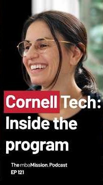 Inside Cornell Tech’s Innovative One-Year MBA