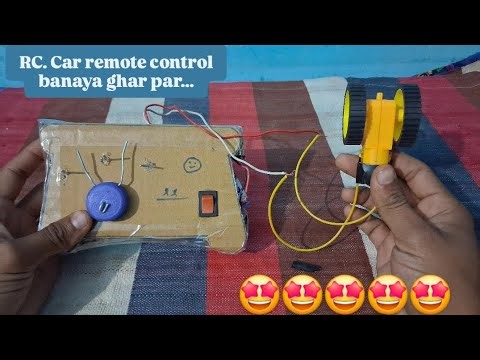 Rc car remote control banana sikhe