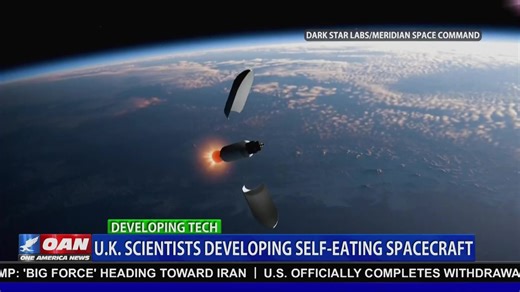 A UK-based space tech company unveils a low-cost “self-feeding” spacecraft designed to reduce launch costs for scientific research. The innovative design sheds mass during flight, allowing larger payloads and longer missions while offering a more eco-friendly alternative. Watch OAN Live Here: https://live.oann.com/home.ktv?utm_source=socials&utm_medium=social media&utm_campaign=FB | One America News Network