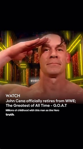 truth. on Instagram: "❤️: Thank you, John Cena! In a poignant farewell, John Cena, the iconic WWE superstar, officially retired from in-ring competition on December 13, 2025, following a hard-fought match at Saturday Night’s Main Event. The Grand Slam legend faced Gunther in his final bout, ultimately submitting to a sleeper hold after a valiant performance that included his signature Attitude Adjustment and Five Knuckle Shuffle. The event, held at Capital One Arena, marked the end of Cena’s 23-