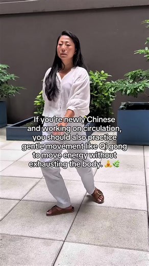 If you’re newly Chinese and working on circulation, how you move matters.⁠ ⁠ Gentle practices like qi gong help move energy and blood without exhausting the body, which is especially supportive during stress, hormonal shifts, or recovery periods.⁠ ⁠ Save this if you’re learning how to support your body more gently.⁠ ⁠ #chinesemedicine #tcm #qigong #circulation #holistichealth⁠ ⁠ chinese tiktok, china, china tiktok, chinese girl, asian girl, chinese medicine, becoming chinese, hormone health