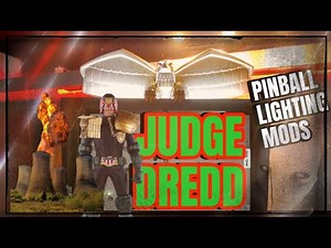 New Pinball Machine LED Mods 'N More - Bally Judge Dredd Pt.2/2