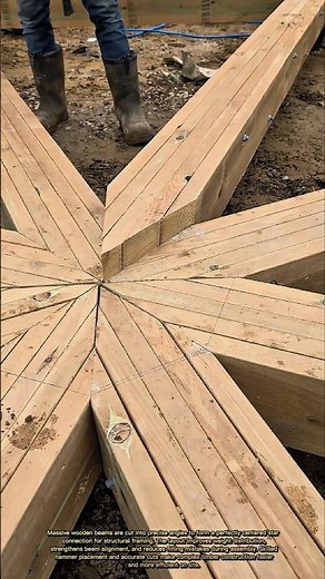 Insane Timber Framing Trick That Locks Every Beam Perfectly