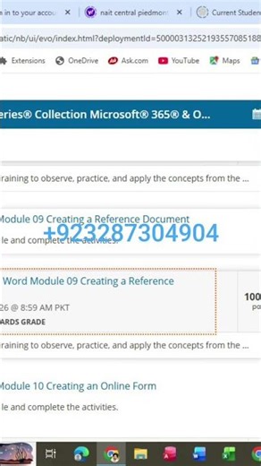 SAM Exam Word Module 9 Creating a Reference Document