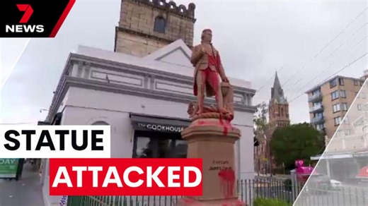 Famous Sydney monument destroyed amid Australia Day