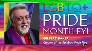 14K views · 521 reactions | We’re celebrating the man behind the symbol of LGBTQ+ pride flag: Gilbert Baker! As a political activist, he designed banners in response to discrimination and homophobia and later the rainbow flag was born — today we celebrate him as our #PrideMonth FYI! abcn.ws/2MD3b2f | The View | Facebook