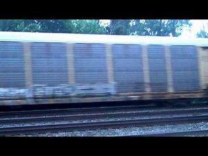 Fast CSX Auto Rack Train