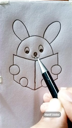 485K views · 4.1K reactions | Learn to Draw a Cute Rabbit Easily Using the English Letter Y ♥️ #art #drawing #dessin #dessinsfaciles #fblifestyle #فن #رسم #رسم_سهل | Hanif Uddin | Facebook