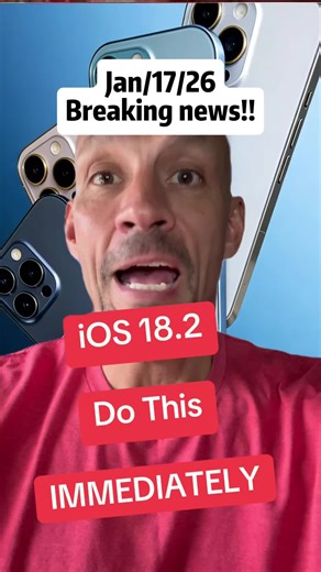 🚨 iOS 18.2 is Here! Unlock New Features & Boost Your Security Now! 🔒✨ news #iPhoneTips #iOS18 #TechUpdate #fyp #viral #foryou #greenscreen #humor #iphone #cmoedy #iphonetricks #breaking