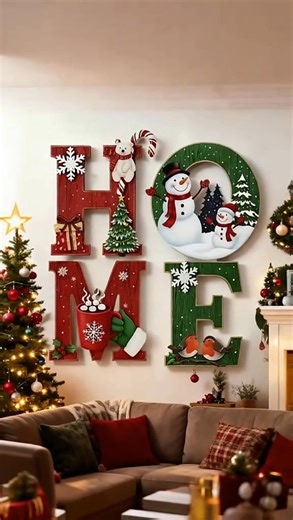 I absolutely love this Christmas Theme Home Letter Ornament Set | Upliftyde | Facebook