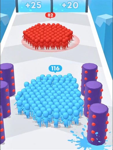 Epic Count Master Run! Insane Crowd Battle 🥶🔥 | Part 1 #shorts