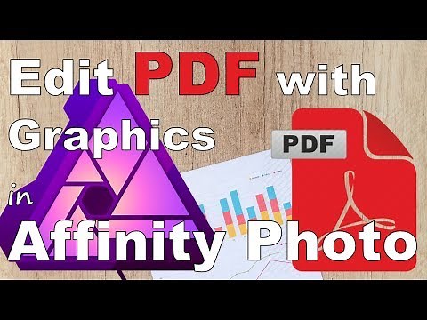 Use Affinity photo as PDF editor