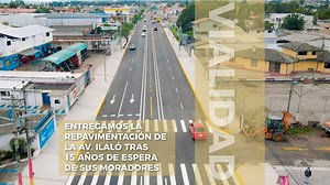 4K reactions · 787 shares | ¡Av. Ilaló totalmente rehabilitada! Entregamos una vía en perfecto estado, segura y con señalización para todos quienes transitan en el Valle de Los Chillos, son miles de beneficiarios que ahora podrán movilizarse con agilidad. #PichinchaPuede | Paola Pabón | Facebook