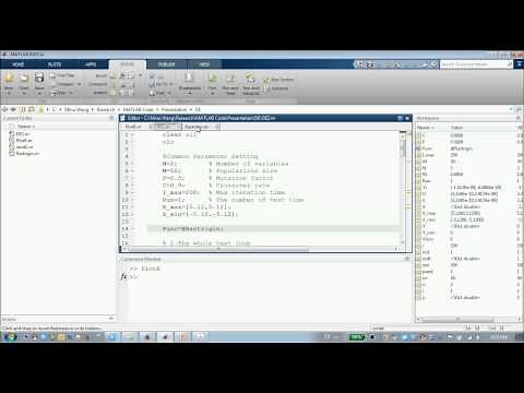 An Example of Differential Evolution algorithm in the Optimization of Rastrigin funtion