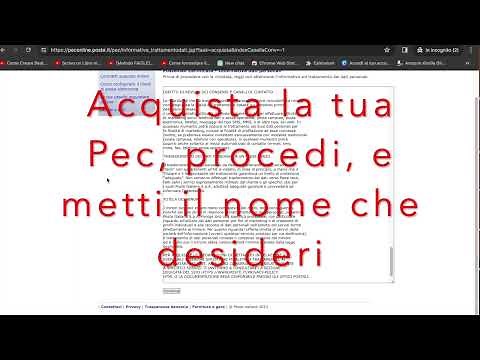 Come Fare una Pec email Certificata con le Poste