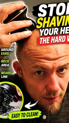 🚨 Stop Shaving Your Head the Hard Way! | Fast & Easy Head Shaver Review