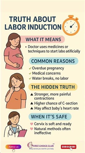 ⏱️ “Thinking about inducing labor? Here’s the truth your doctor might not tell you!”