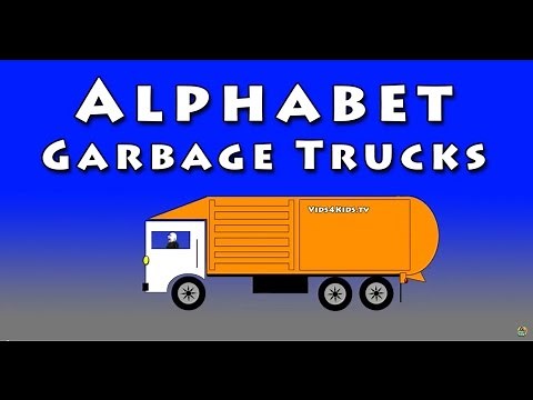 Vids4kids.tv - Alphabet Garbage Trucks Video For Kids