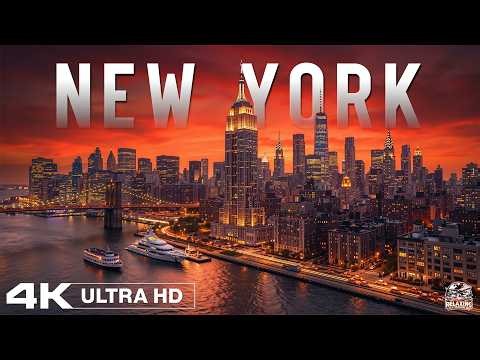 New York Night 4K 🇺🇸 | Exploring Manhattan Streets, Times Square & NYC Skyline Lights 2026