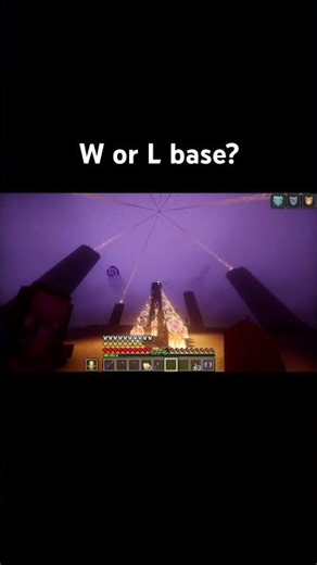 W or L base #funny #memes #audio #short #nobatidao #shorts #minecraft #mcpe #java #gaming