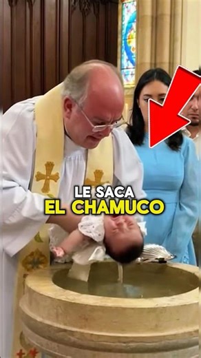 This is how they perform exorcisms at baptisms