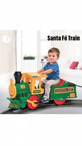 7.4K views · 30 reactions |  E’ in partenza il divertimento con Santa Fé Train! Il trenino elettrico cavalcabile, da guidare con o senza rotaie.  #santafetrain #letsplayreal #giochiamodavvero #giocattolipegperego #toys #giocattoli #treninopegperego #treninocavalcabile #treninobambini #ciufciuf #trainlovers | Peg Perego | Facebook