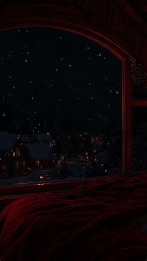 🏡 Cozy Fire and Falling Snow | 10 HOUR Relaxing Piano Music for Sleep, Study & Quiet Peace Ambience