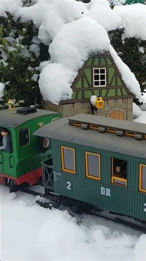 LGB Stainz im Winter - Die kleine Gartenbahn #lgb #train #gardenrailway #modeltrains #gartenbahn