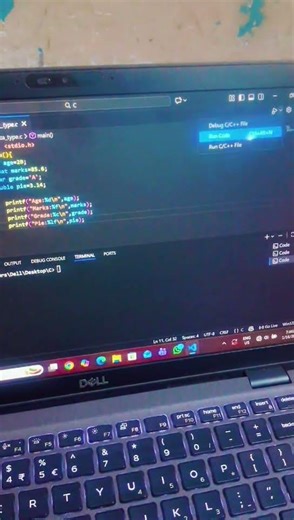 #Variable and datatype un C😇🤗👩‍💻#