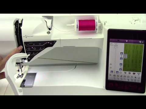 Husqvarna Viking Designer Ruby 25 Tension, Thread Portioning, Deluxe Stitch System