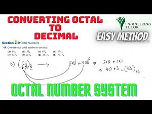 Converting Octal to Decimal: A step by step solution for Digital Fundamentals by Thomas Floyd