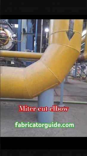 miter cut pipe elbow with cut back PDF chart | fitter formula | miter bend
