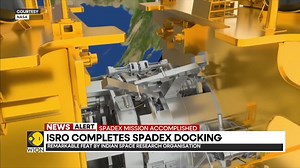 #NewsAlert | ISRO acheives succesful satellitte docking as a part of the ambitious SpaDeX docking mission. Shivan Chanana tells you more. #ISRO #SpaDex | WION