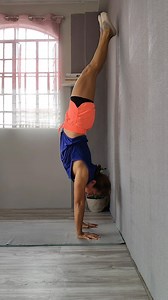 Wall-press handstand challenge—slow lift, strong mind. Try it and feel the power 🤸‍♀️🔥 #handstand #handstandpractice #handstandchallenge #inversion #shoulderstrength #corepower #yoga #yogapractice #fitness | Letlet Yoga