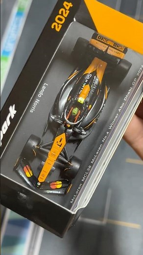 Spark 1:64 F1 McLaren MCL38 No.4 Winner Abu Dhabi 2024 Lando Norris Diecast #shorts #f1 #mclaren