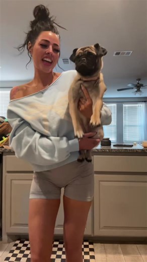 she’s literally just the baby #puglife #thirdbaby #fyp | pugs